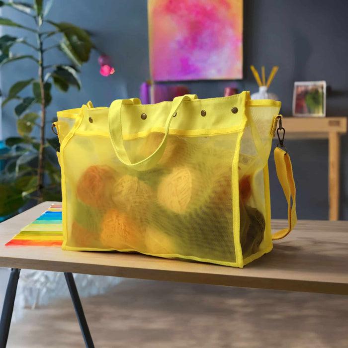 Bamboomn Mesh Yarn Storage Tote Bags