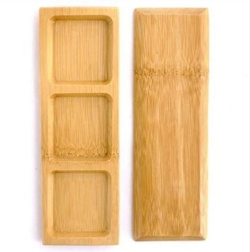 Bamboomn Multi-Compartment Small Bamboo Dishes