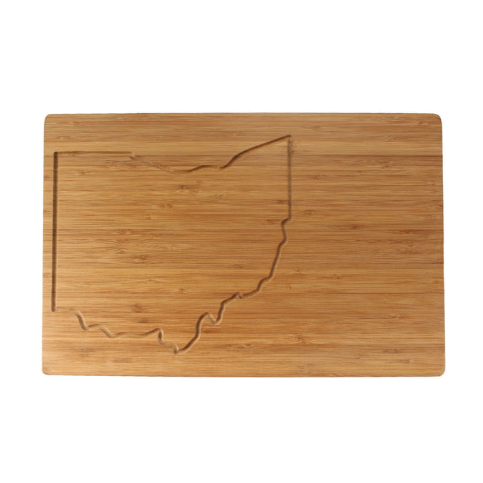 bamboomn Ohio Outlined Bamboo Cutting Board