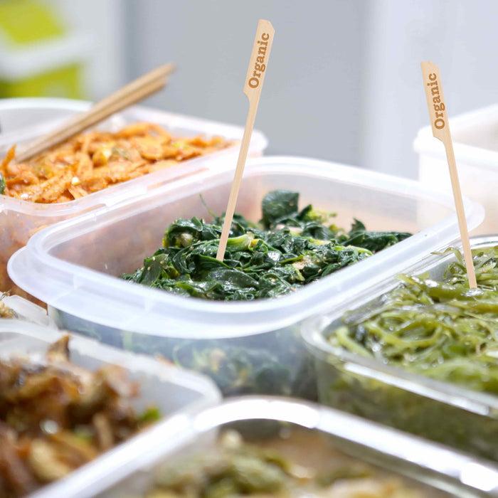 Bamboomn Organic Paddle Bamboo Food Picks