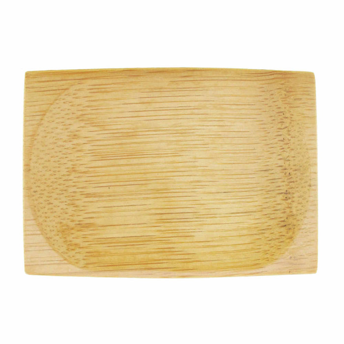 bamboomn Oval Indented Small Bamboo Dishes