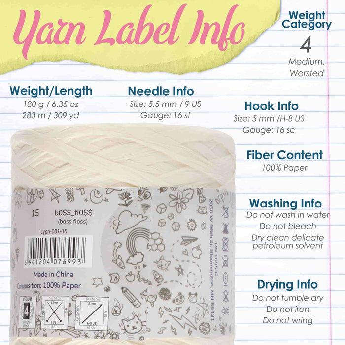 Bamboomn Paper Notes Yarn