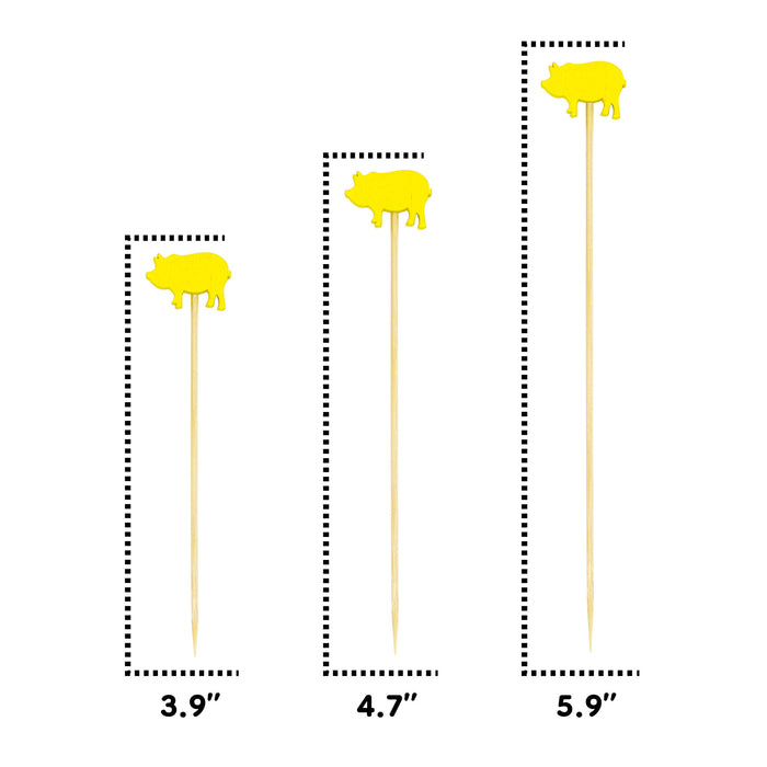 Bamboomn Pig Bamboo Food Picks