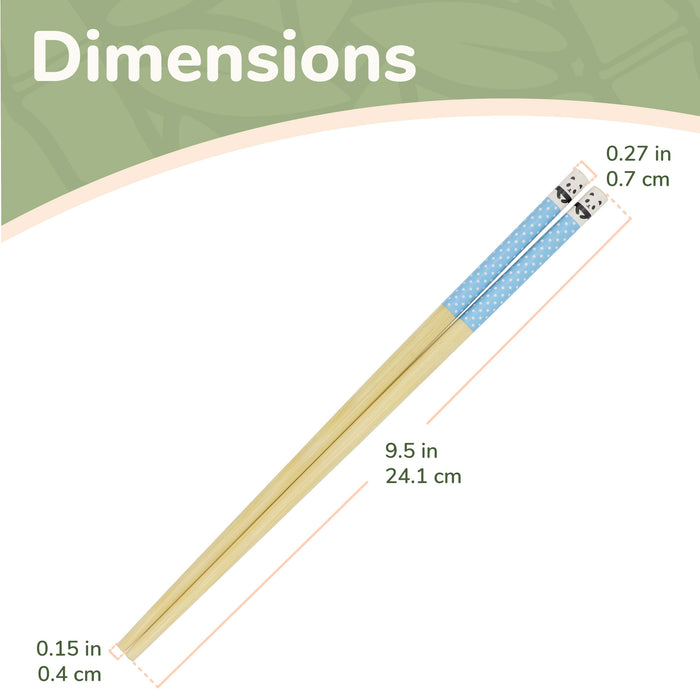 Bamboomn Polka-Dot Panda Chopsticks