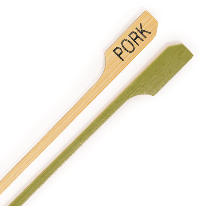 bamboomn Pork Paddle Bamboo Food Picks