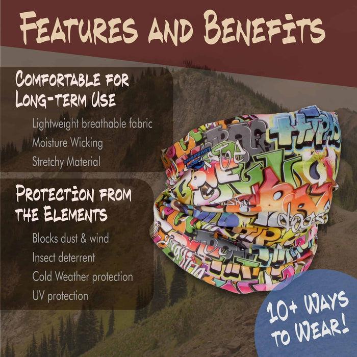 Bamboomn Print Neck Gaiters