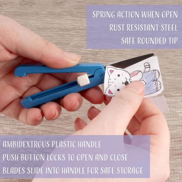 Bamboomn Push Open Folding Scissors