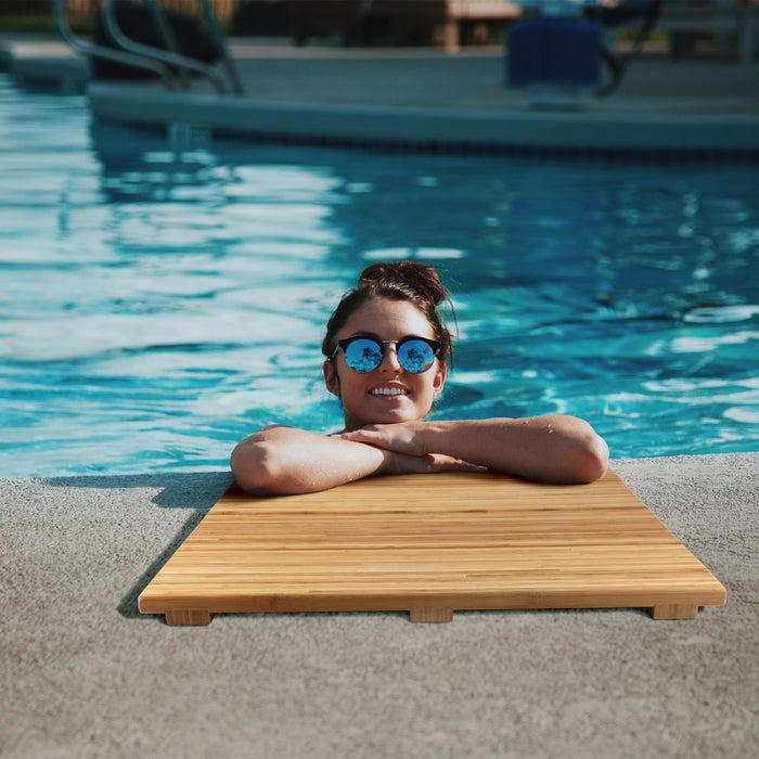 Bamboomn Raised Bamboo Bath Mat