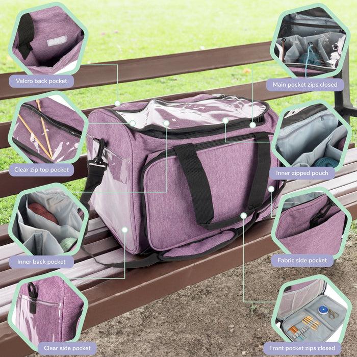 Bamboomn Rectangular Fabric Yarn Storage Tote