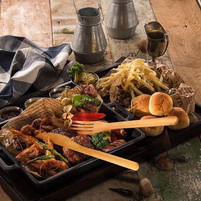 Bamboomn Reusable Bamboo Utensil Sets