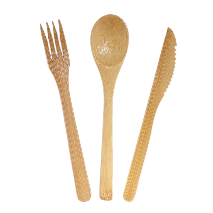 Bamboomn Reusable Bamboo Utensil Sets
