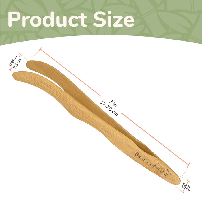 Bamboomn Reusable Curved Arm Tongs