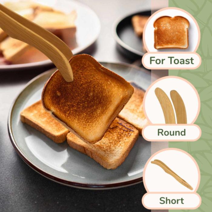 Bamboomn Reusable Curved Arm Tongs