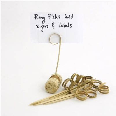 Bamboomn Ring Bamboo Food Picks