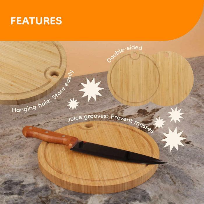 Bamboomn Round Bamboo Cutting Boards