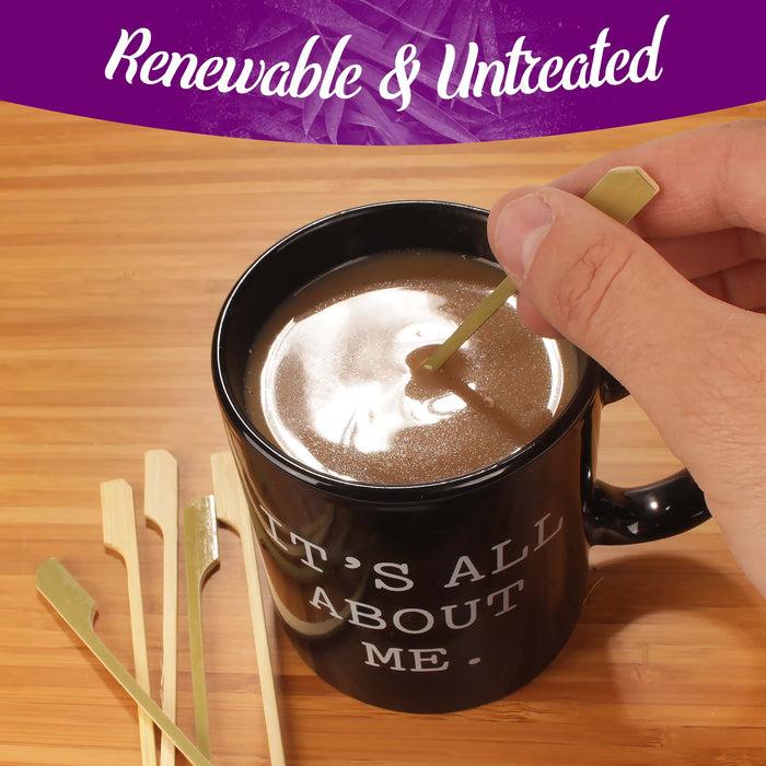 Bamboomn Semi Point Paddle Bamboo Food Picks