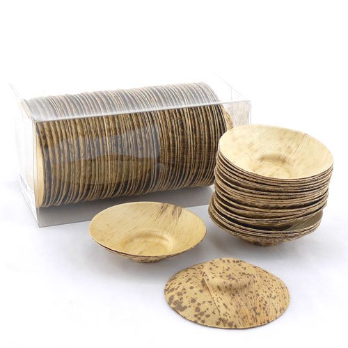 Bamboomn Shallow Thermo Pressed Leaf Bowl