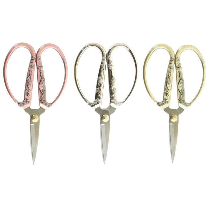 bamboomn Small Crane Motif Craft Scissors