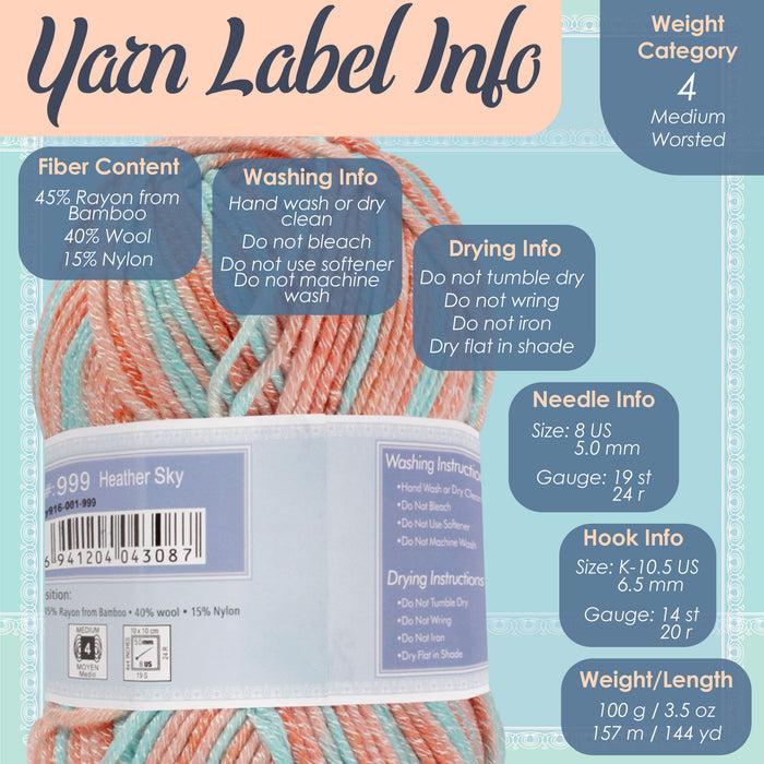 Bamboomn Soft And Slim Worsted Yarn