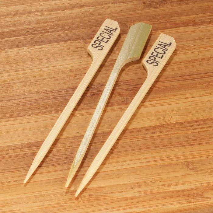 Bamboomn Special Paddle Bamboo Food Picks