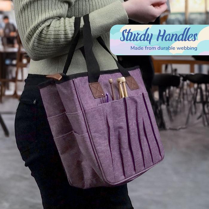 Bamboomn Square Fabric Yarn Storage Bag