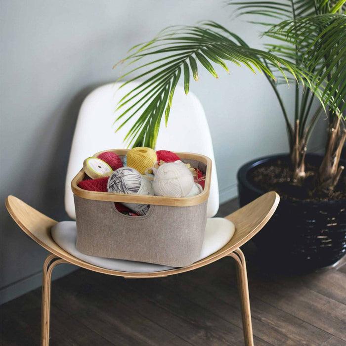 Bamboomn Square Small Bamboo Hampers