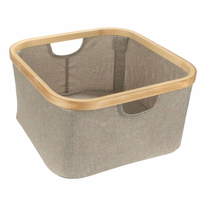 bamboomn Square Small Bamboo Hampers