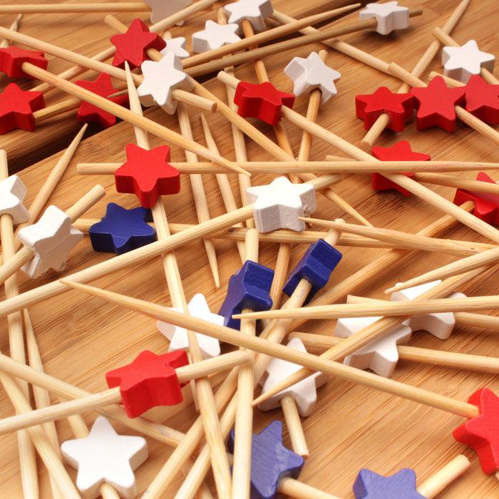 Bamboomn Star Bamboo Food Picks