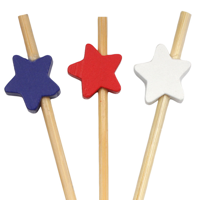 bamboomn Star Bamboo Food Picks