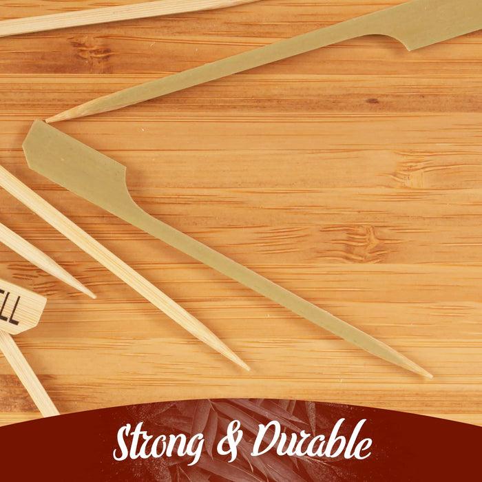 Bamboomn Steak Doneness Paddle Bamboo Food Picks