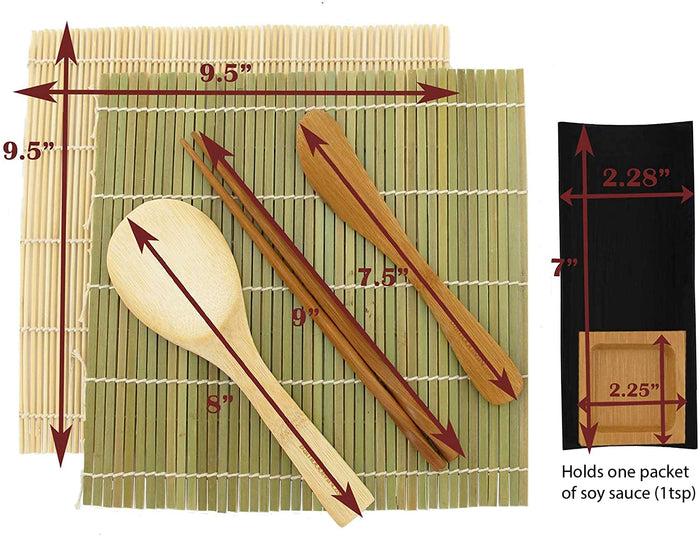 Bamboomn Sushi Making Kit With Serving Set