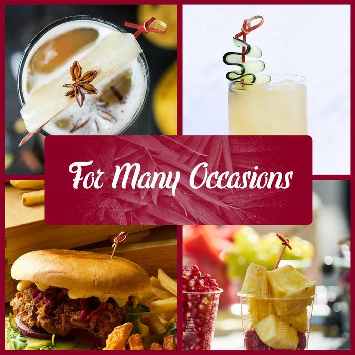 Bamboomn Tea Knot Bamboo Food Picks