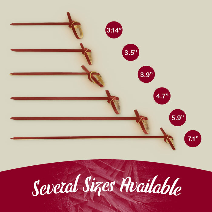 Bamboomn Tea Knot Bamboo Food Picks