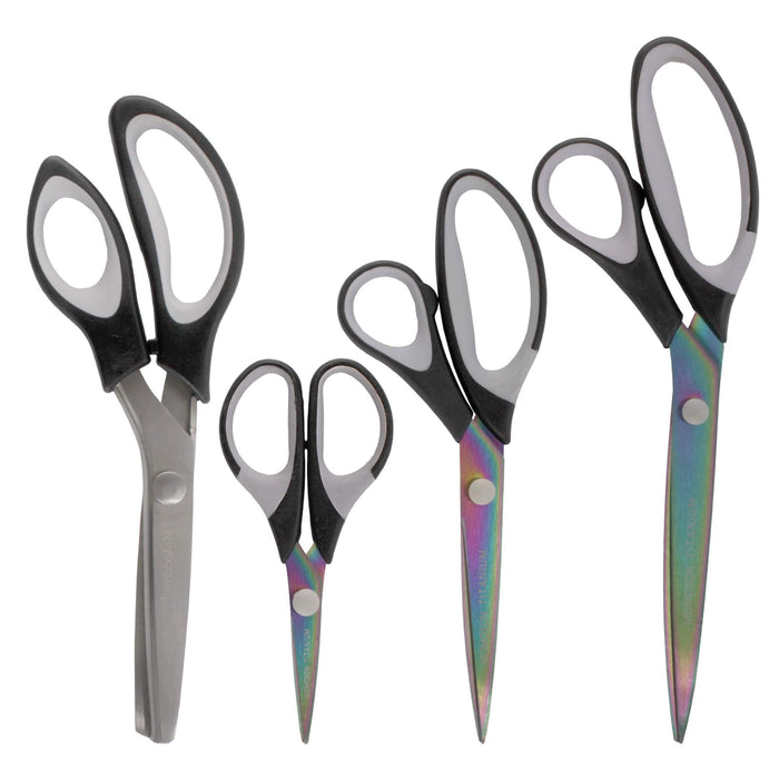 Bamboomn Titanium Craft Scissors 4pc Set