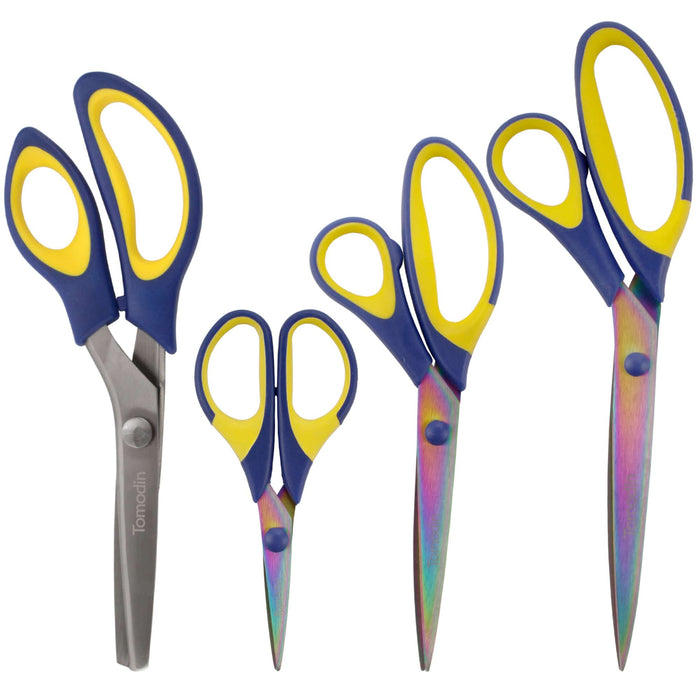 Bamboomn Titanium Craft Scissors 4pc Set