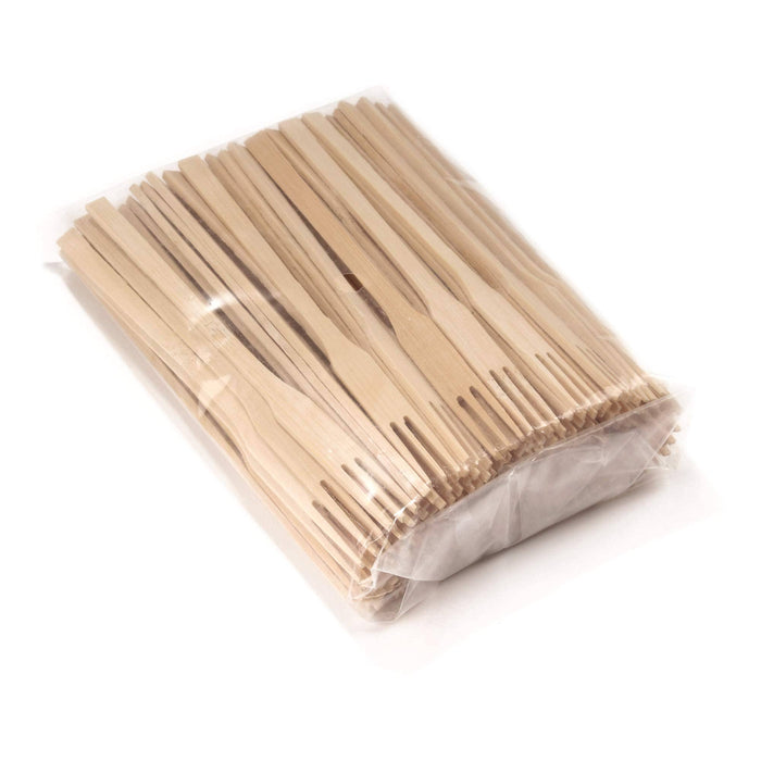 Bamboomn Trident Bamboo Fruit Forks