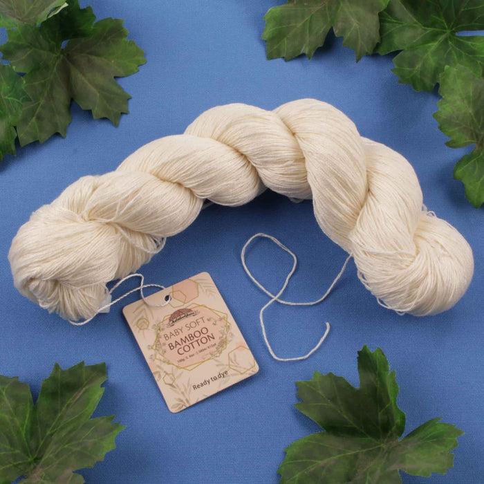 Bamboomn Undyed Baby Soft Bamboo Cotton Yarn