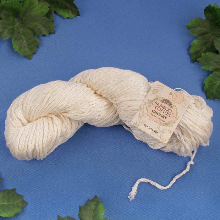 Bamboomn Undyed Bamboo Cotton Chunky Yarn