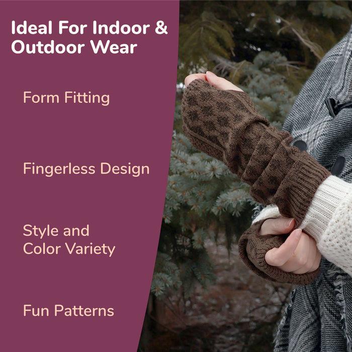 Bamboomn Unlined Fingerless Gloves And Arm Warmers