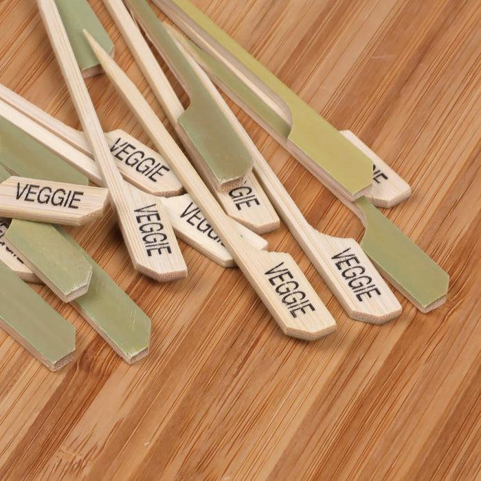 Bamboomn Veggie Paddle Bamboo Food Picks