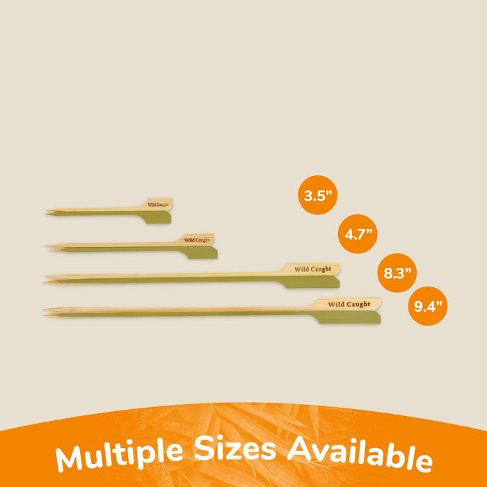 Bamboomn Wild Caught Paddle Bamboo Food Picks