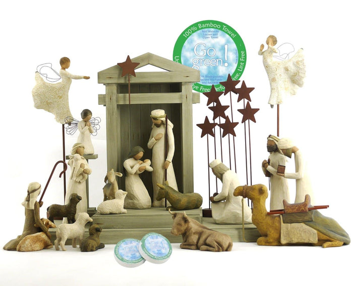 bamboomn Willow Tree 25pc Christmas Nativity Set