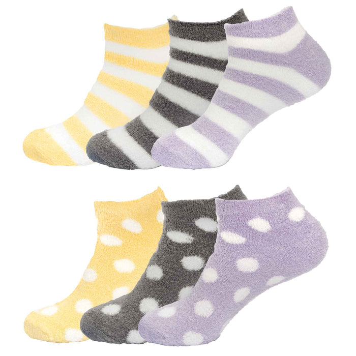 bamboomn Women's Aloe Infused Fuzzy Nylon Socks