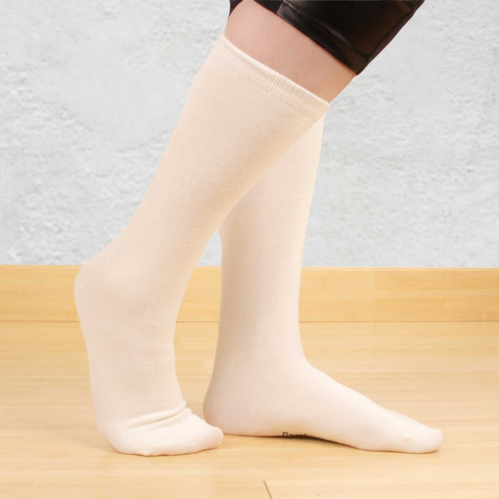 Bamboomn Women's Bamboo Mid-Calf Socks: 4 Pairs