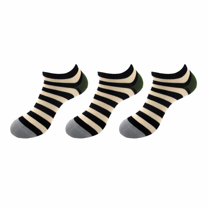 Bamboomn Women's Bamboo Stripes Anklet Socks