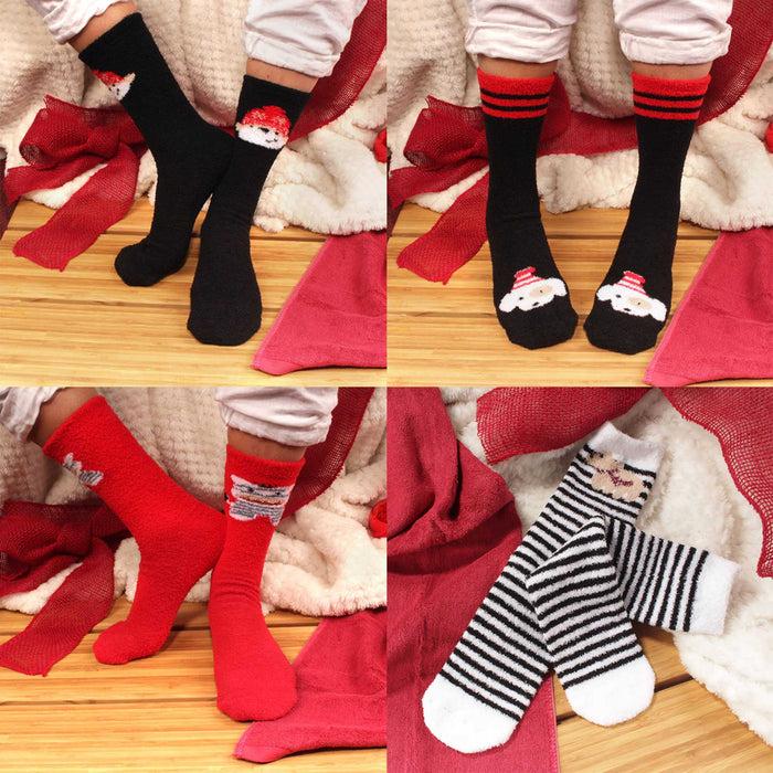 Bamboomn Women's Christmas Crew Socks