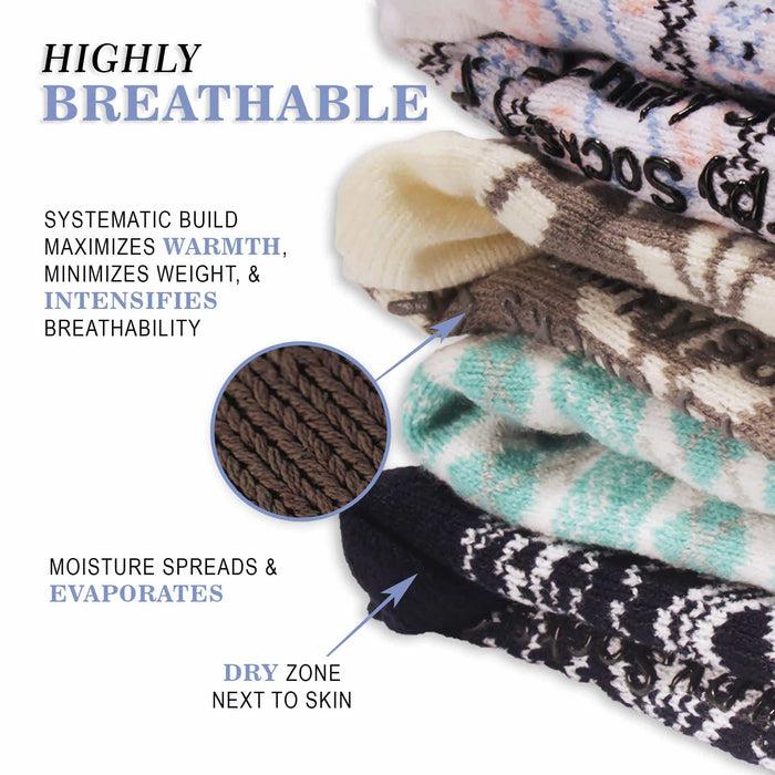 Bamboomn Women's Double Layer Socks: 1 Pair