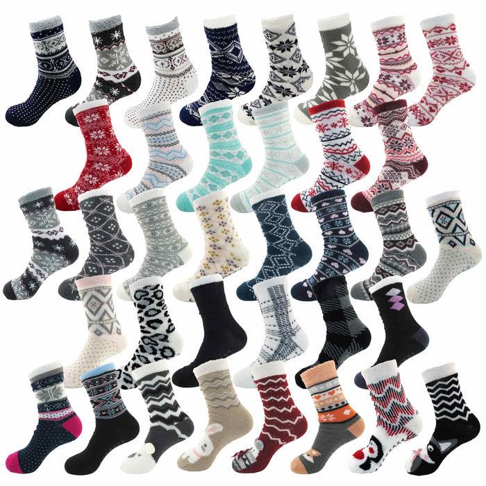 bamboomn Women's Double Layer Socks: 3 Pairs