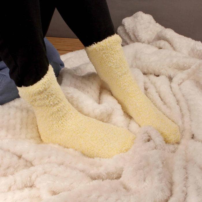 Bamboomn Women's Feather Soft Fuzzy Socks