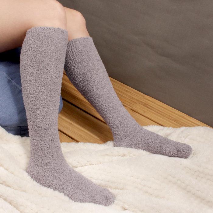 Bamboomn Women's Feather Soft Knee High Socks